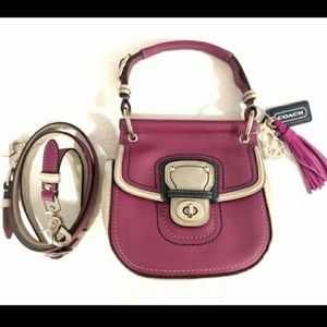 Coach Mini Willis limited edition crossbody 21741 berry/stone